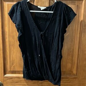 Lovestitch crossover cotton blouse